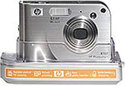 HP Photosmart R707 digitale camera met cameradock